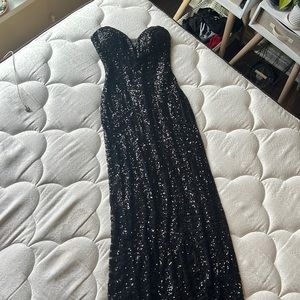 Formal black dress